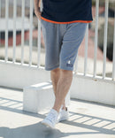 ペンギン プリント ミニ 裏毛 ショート パンツ さらさら BLUE STANDARD ブルースタンダード