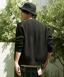 【KAITEKI+】ドライタッチ 吸水 速乾 ストレッチ イージーケア ドライリップル ボタン カーディガン  快適 カイテキ