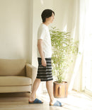 ペンギン プリント ミニ 裏毛 ショート パンツ さらさら BLUE STANDARD ブルースタンダード