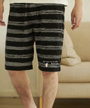 ペンギン プリント ミニ 裏毛 ショート パンツ さらさら BLUE STANDARD ブルースタンダード