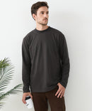 【汗染みの目立ちにくいTシャツ ZEROSTAIN /ゼロステイン】モックネック ロンT 防汚 UVカット