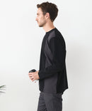 【BLUE STANDARD/ブルースタンダード】ドライリップルキリカエロンT 吸水速乾 UVカットストレッチ イージーケア さらさら快適