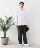 【汗染みの目立ちにくいTシャツ ZEROSTAIN/ゼロステイン】クルーネック 胸ポケットロンT 防汚 UVカット