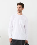 【汗染みの目立ちにくいTシャツ ZEROSTAIN/ゼロステイン】クルーネック 胸ポケットロンT 防汚 UVカット