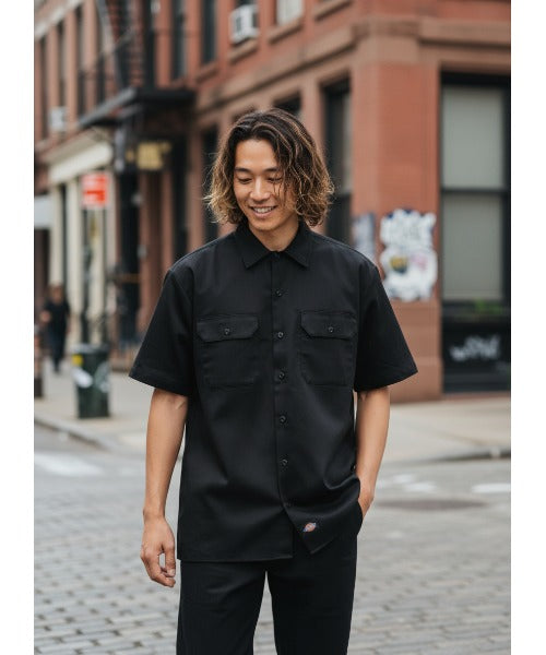 DICKIES/ディッキーズ】【シワになりにくく丈夫】TCツイルワークシャツ