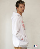 【MLB ×PEANUTS】別注コラボ 裏起毛 フーディー プルオーバー パーカー ドロップショルダー オーバーサイズ