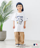 【PEANUTS×MLB】オリジナルデザイン KIDS Tシャツ ヤンキース ドジャース カブス 130 140 150 160 キャラクター 親子お揃いコーデ zo