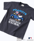 【PEANUTS×MLB】オリジナルデザイン KIDS Tシャツ ヤンキース ドジャース カブス 130 140 150 160 キャラクター 親子お揃いコーデ zo