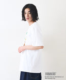 【PEANUTS /ピーナッツ】 オリジナルデザイン 刺繍 Tシャツ スヌーピー  ベル ドロップショルダー ビッグシルエット ユニセックス キャラクター