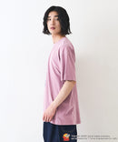 【TOMANDJERRY/トムとジェリー】オリジナルデザイン ジェリー タフィー パウダーブリーチ 加工 Tシャツ ドロップショルダー ビッグシルエット ヴィンテージライク 古着ライク ユニセックス キャラクター