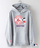 【MLB ×PEANUTS】別注コラボ 裏起毛 フーディー プルオーバー パーカー ドロップショルダー オーバーサイズ