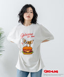 『グレムリン』 オリジナルデザイン 刺繍 Tシャツ ギズモ ドロップショルダー ビッグシルエット ユニセックス キャラクター