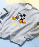 DISNEY ディズニーミッキー&フレンズ オリジナルデザイン 裏起毛クルーネック スウェット