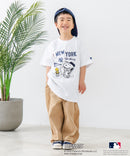 【PEANUTS×MLB】オリジナルデザイン KIDS Tシャツ ヤンキース ドジャース カブス 130 140 150 160 キャラクター 親子お揃いコーデ zo