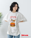 『グレムリン』 オリジナルデザイン 刺繍 Tシャツ ギズモ ドロップショルダー ビッグシルエット ユニセックス キャラクター