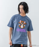 新柄追加!!【TOM AND JERRY/トムとジェリー】オリジナルデザイン 刺繍 Tシャツ ジェリー タフィー ドロップショルダー ビッグシルエット ユニセックス キャラクター