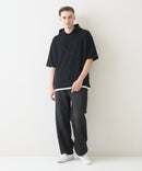 接触冷感 COOLスムース フェイクレイヤード リラックス フィット  Tパーカー BLUE STANDARD