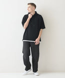 接触冷感 COOLスムース フェイクレイヤード リラックス フィット  Tパーカー BLUE STANDARD