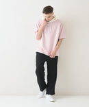 接触冷感 COOLスムース フェイクレイヤード リラックス フィット  Tパーカー BLUE STANDARD