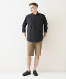 カットジョーゼット 7分袖シャツ 吸水速乾 接触冷感 ストレッチ 軽量 イージーケア UVカット BLUE STANDARD ブルースタンダード