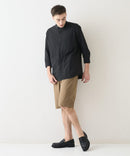 カットジョーゼット 7分袖シャツ 吸水速乾 接触冷感 ストレッチ 軽量 イージーケア UVカット BLUE STANDARD ブルースタンダード