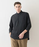 カットジョーゼット 7分袖シャツ 吸水速乾 接触冷感 ストレッチ 軽量 イージーケア UVカット BLUE STANDARD ブルースタンダード