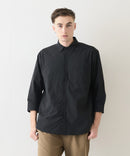 カットジョーゼット 7分袖シャツ 吸水速乾 接触冷感 ストレッチ 軽量 イージーケア UVカット BLUE STANDARD ブルースタンダード