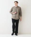 カットジョーゼット 7分袖シャツ 吸水速乾 接触冷感 ストレッチ 軽量 イージーケア UVカット BLUE STANDARD ブルースタンダード