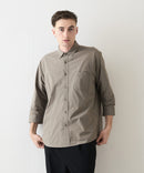 カットジョーゼット 7分袖シャツ 吸水速乾 接触冷感 ストレッチ 軽量 イージーケア UVカット BLUE STANDARD ブルースタンダード