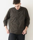 カットジョーゼット 7分袖シャツ 吸水速乾 接触冷感 ストレッチ 軽量 イージーケア UVカット BLUE STANDARD ブルースタンダード