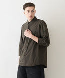 カットジョーゼット 7分袖シャツ 吸水速乾 接触冷感 ストレッチ 軽量 イージーケア UVカット BLUE STANDARD ブルースタンダード