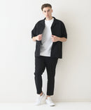 快適メッシュ素材 エアースルーテックオープンシャツ【BLUE STANDARD/ブルースタンダード】