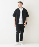 快適メッシュ素材 エアースルーテックオープンシャツ【BLUE STANDARD/ブルースタンダード】