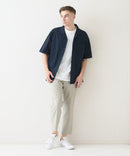 快適メッシュ素材 エアースルーテックオープンシャツ【BLUE STANDARD/ブルースタンダード】