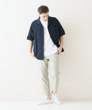 快適メッシュ素材 エアースルーテックオープンシャツ【BLUE STANDARD/ブルースタンダード】