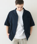 快適メッシュ素材 エアースルーテックオープンシャツ【BLUE STANDARD/ブルースタンダード】