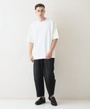 接触冷感 COOLスムース フェイクレイヤード フットボール切り替えリラックスフィットTシャツ  BLUE STANDARD