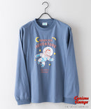 【おさるのジョージ 】オリジナルデザイン ロンT ジョージ ドロップショルダー ビッグシルエット ユニセックス