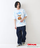 『グレムリン』 オリジナルデザイン 刺繍 Tシャツ ギズモ ドロップショルダー ビッグシルエット ユニセックス キャラクター