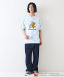 新柄追加!!【TOM AND JERRY/トムとジェリー】オリジナルデザイン 刺繍 Tシャツ ジェリー タフィー ドロップショルダー ビッグシルエット ユニセックス キャラクター