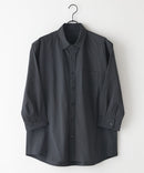 カットジョーゼット 7分袖シャツ 吸水速乾 接触冷感 ストレッチ 軽量 イージーケア UVカット BLUE STANDARD ブルースタンダード