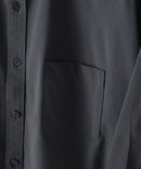 カットジョーゼット 7分袖シャツ 吸水速乾 接触冷感 ストレッチ 軽量 イージーケア UVカット BLUE STANDARD ブルースタンダード