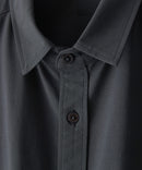 カットジョーゼット 7分袖シャツ 吸水速乾 接触冷感 ストレッチ 軽量 イージーケア UVカット BLUE STANDARD ブルースタンダード