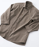 カットジョーゼット 7分袖シャツ 吸水速乾 接触冷感 ストレッチ 軽量 イージーケア UVカット BLUE STANDARD ブルースタンダード