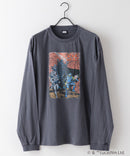 【STAR WARS/スター・ウォーズ】パウダーブリーチ加工 ビッグシルエットロンT ドロップショルダー オーバーサイズ ヴィンテージ加工】