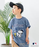 【PEANUTS×MLB】オリジナルデザイン KIDS Tシャツ ヤンキース ドジャース カブス 130 140 150 160 キャラクター 親子お揃いコーデ zo