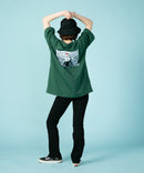 【UNIIT × RED CAP GIRL】 バック プリント ビッグ Tシャツ