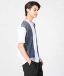 汗染み 目立ちにくい Tシャツ ゼロステイン ZERO STAIN 汗染み防止 切り替え デザイン Tシャツ メンズ レディース 男女兼用 トップス 半袖 おしゃれ 吸水速乾 人気 tシャツ 機能 快適 インナー 肌着としても 撥水加工 UVカット 防汚加工 紫外線防止