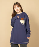 はちみつ 大好き クマ ロンT Tシャツ レディース un LIVERY ライブリー