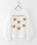 クマ ペンギン まみれ Tシャツ レディース un LIVERY ライブリー